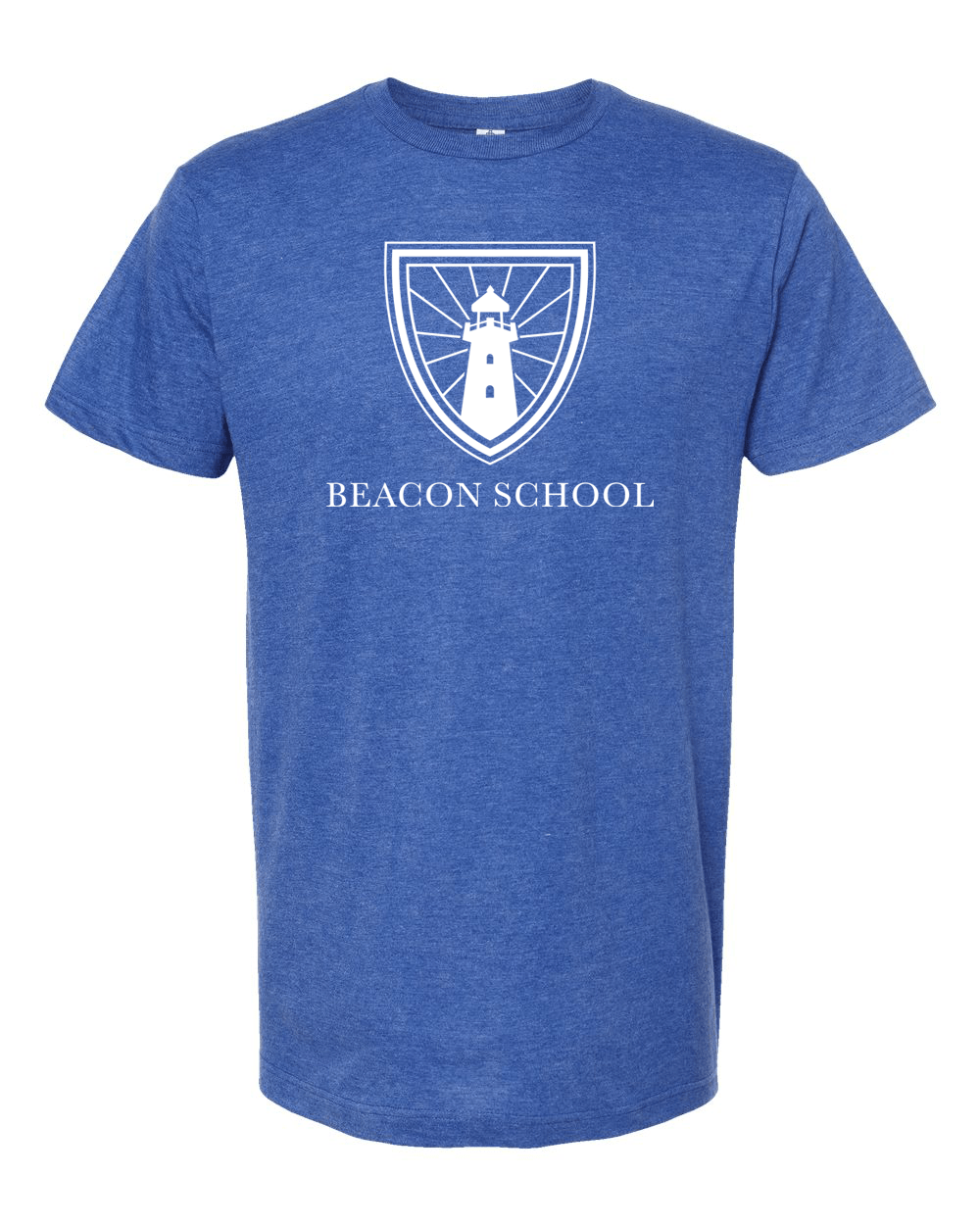 Beacon School Heathered Royal Tees (Adult)