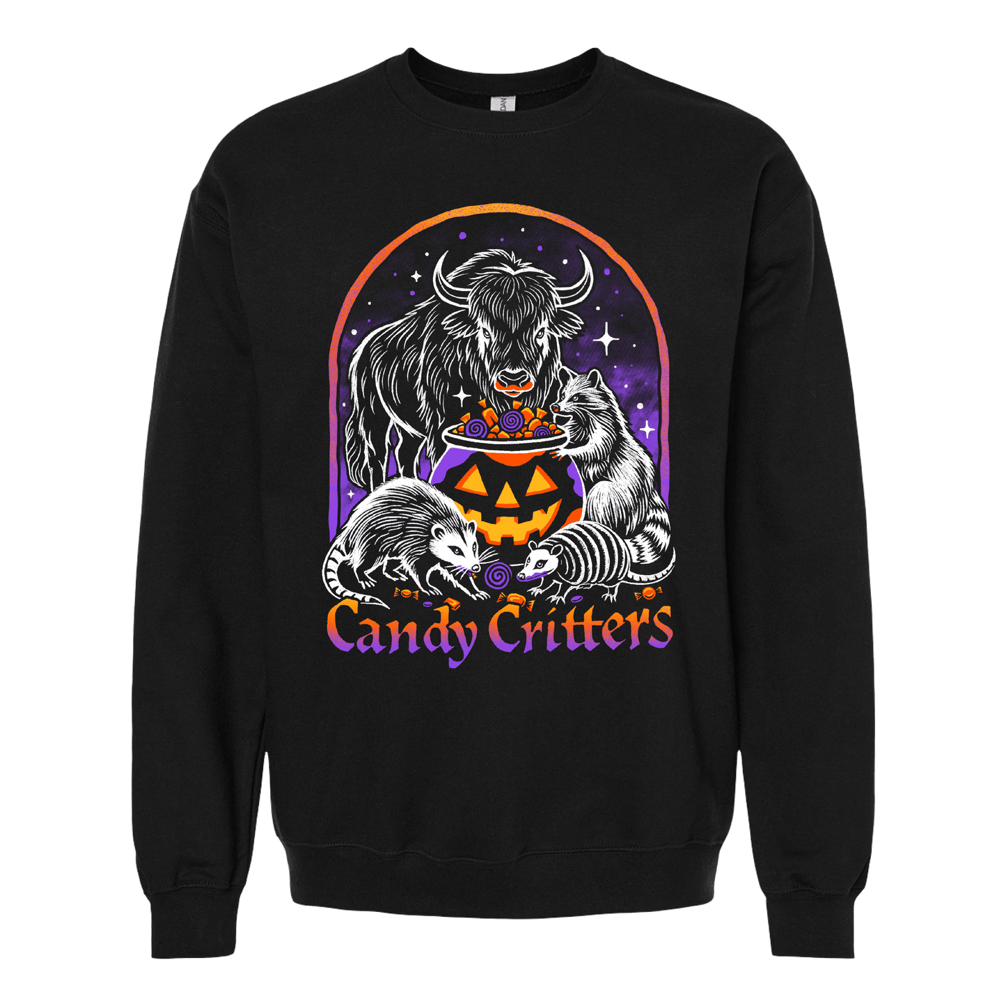 Candy Critters | Black Sweatshirt | Halloween '24