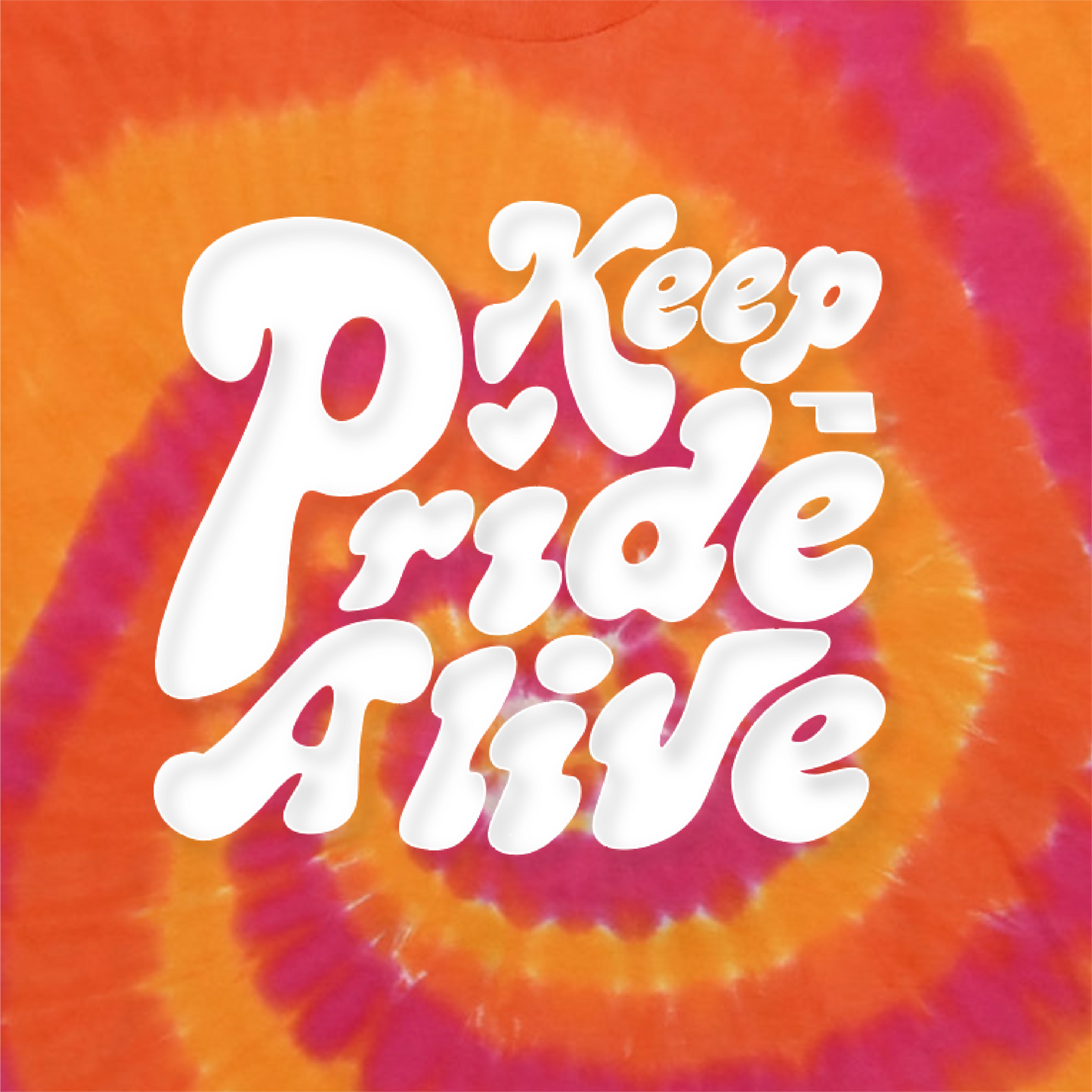 Keep Pride Alive 2024 Puff Print (various color options)