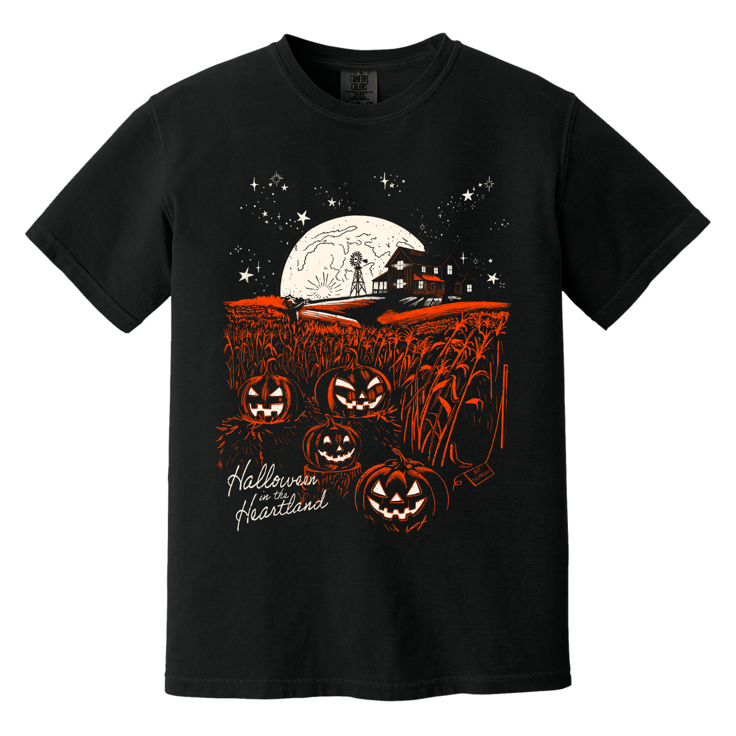 Halloween in the Heartland | Black T-Shirt | Halloween '24