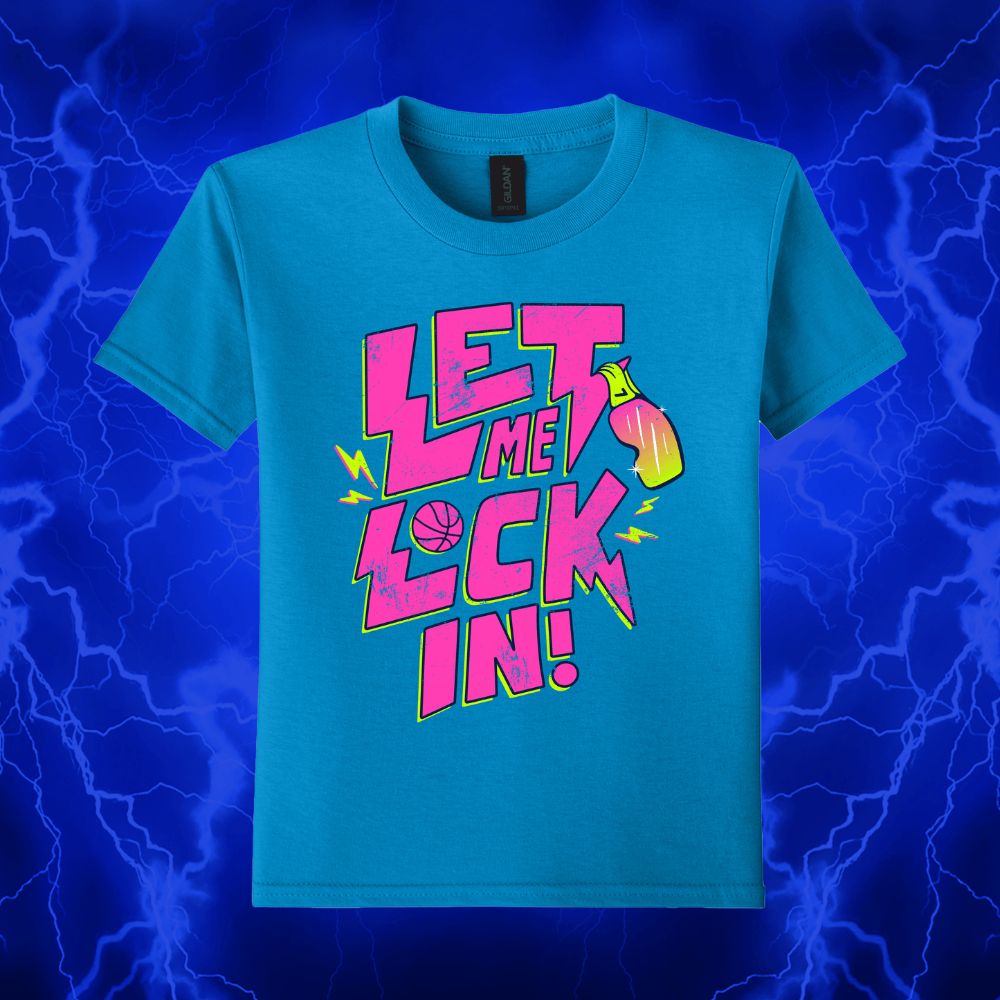 Lock In | Royal Caribe T Shirt | OKC Basketball