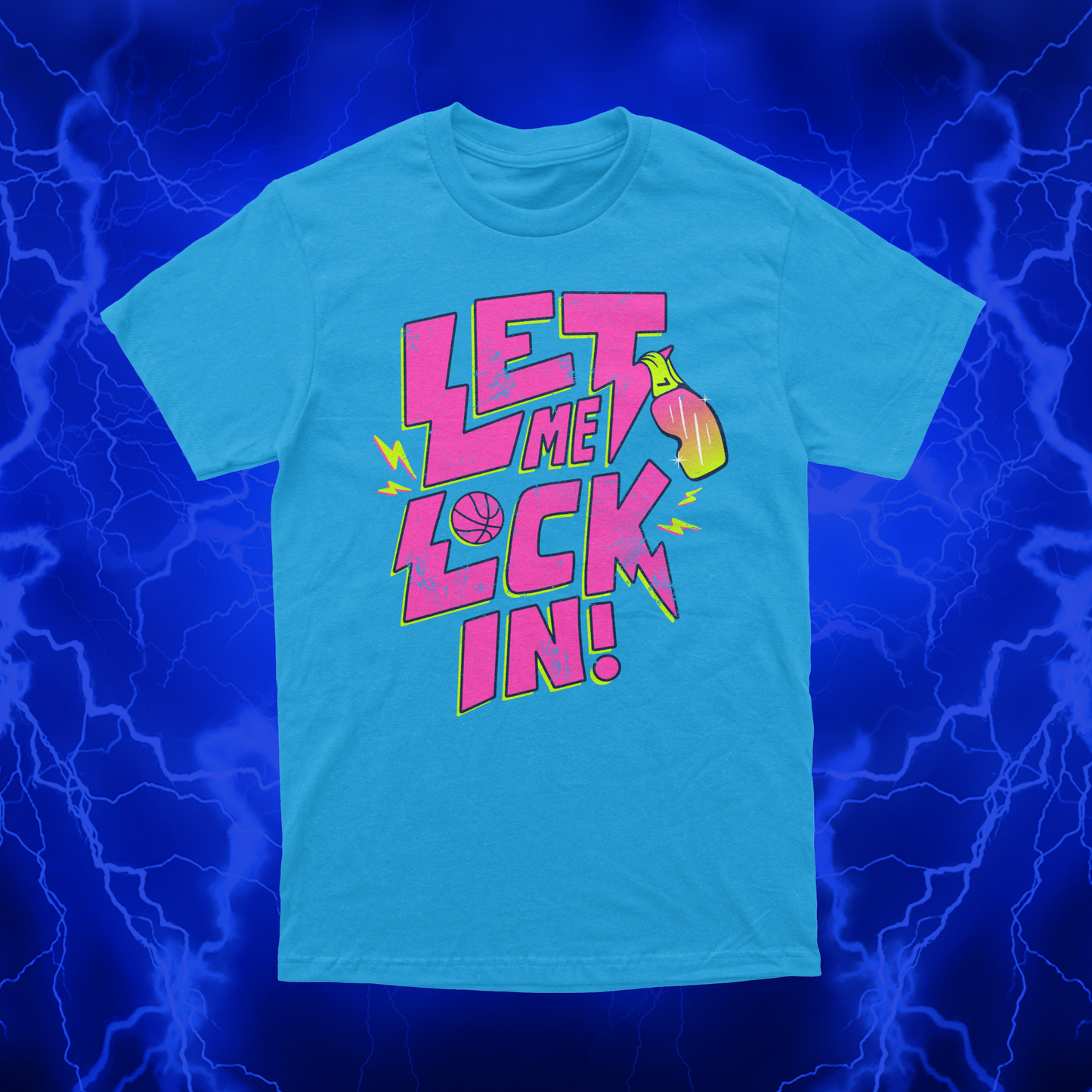 Lock In | Royal Caribe T Shirt | OKC Basketball
