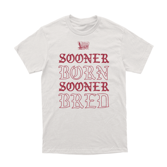 Sooner Born | Vintage White T-Shirt | OU Collection