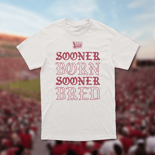 Sooner Born | Vintage White T-Shirt | OU Collection