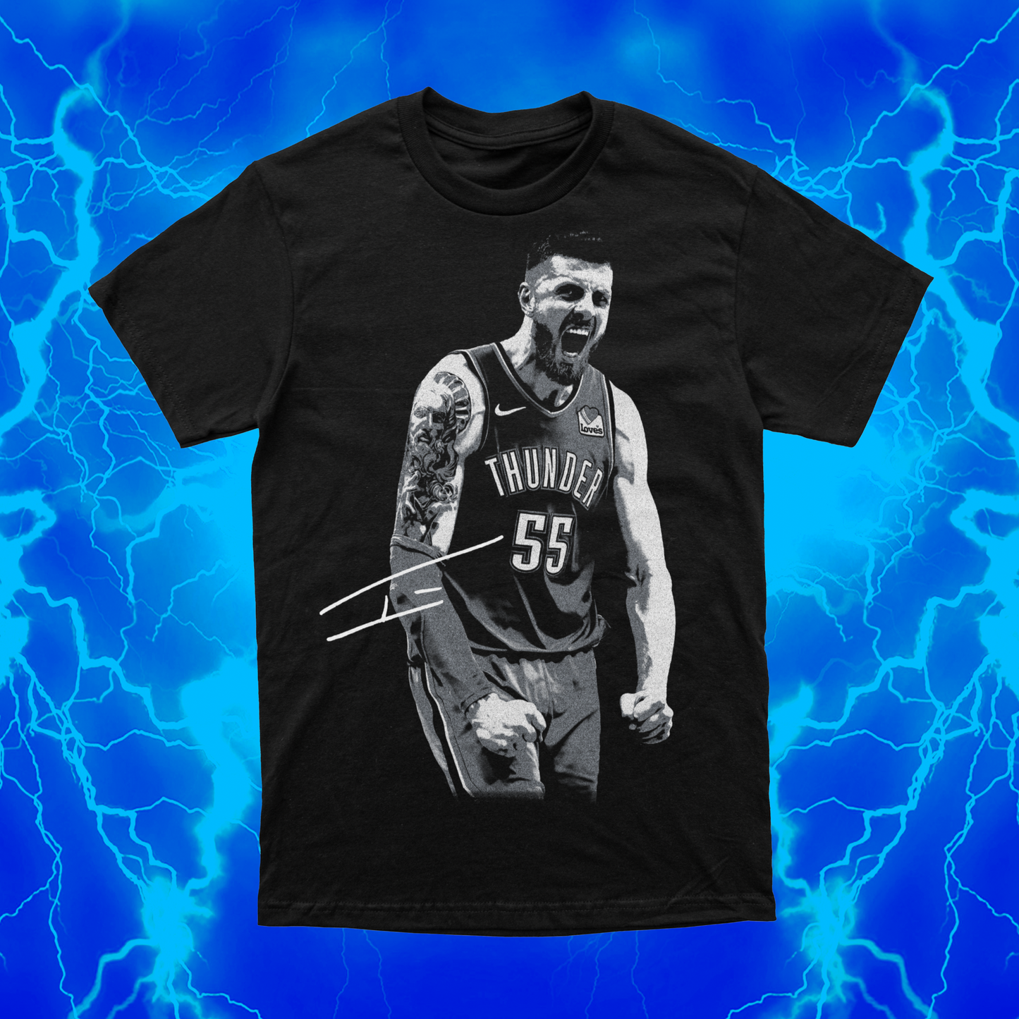 Hartenstein | Black T-Shirt | OKC Basketball