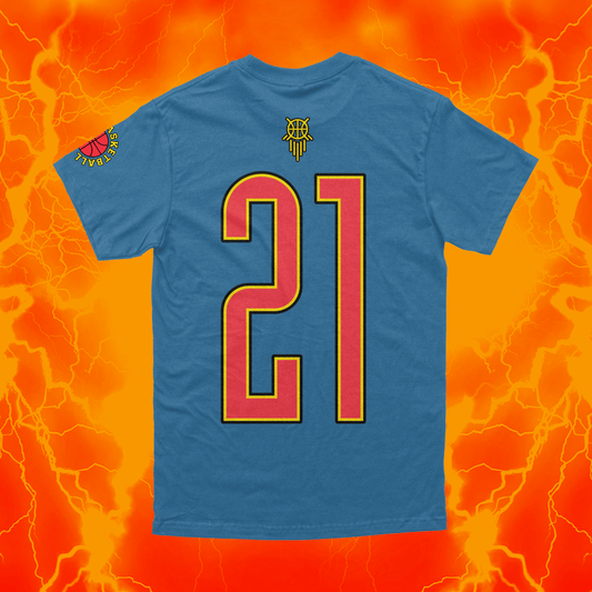 Saving Basketball | Blue T-Shirt | OKC Basketball