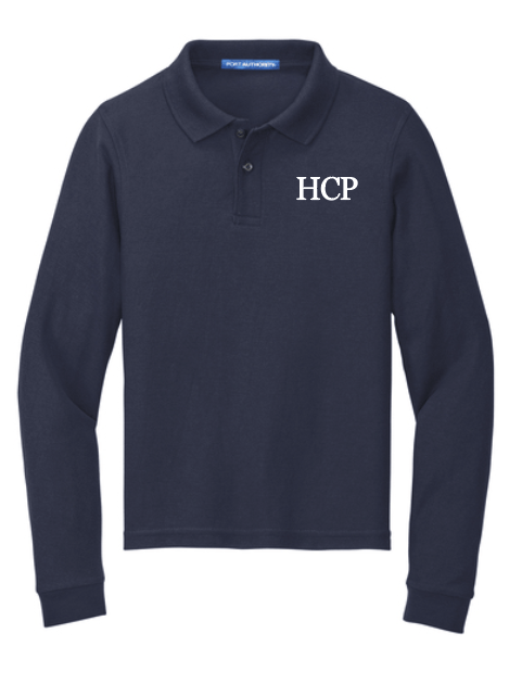 Harding Charter Prep - Performance Youth Long Sleeve Polos (various colors)