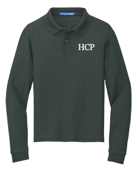 Harding Charter Prep - Performance Youth Long Sleeve Polos (various colors)