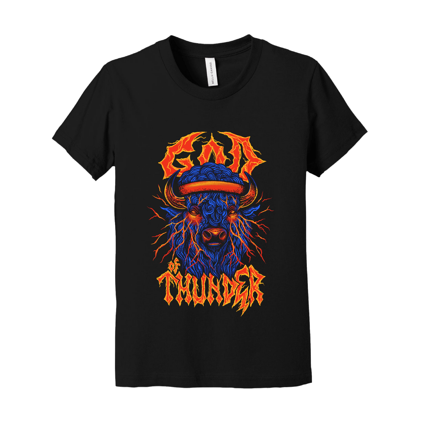 God of Thunder | Black T-Shirt | OKC Basketball