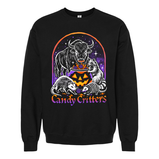 Candy Critters | Black Sweatshirt | Halloween '24