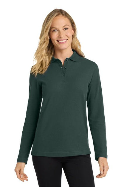 Harding Charter Prep - Women's Long Sleeve Polos (various colors)