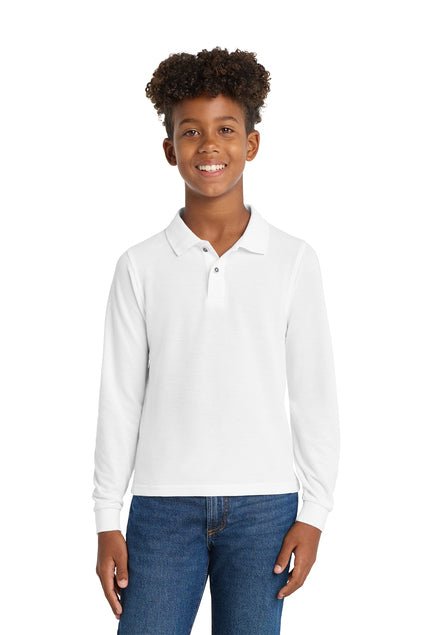 Harding Charter Prep - Performance Youth Long Sleeve Polos (various colors)