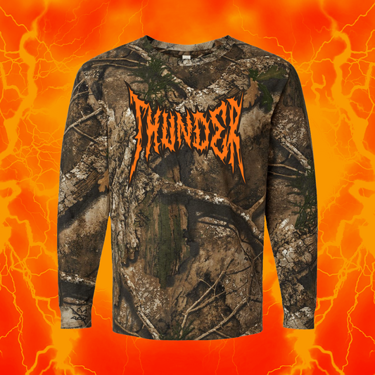 Camo Metal Thunder | Realtree Camo Long Sleeve Shirt | OKC Basketball