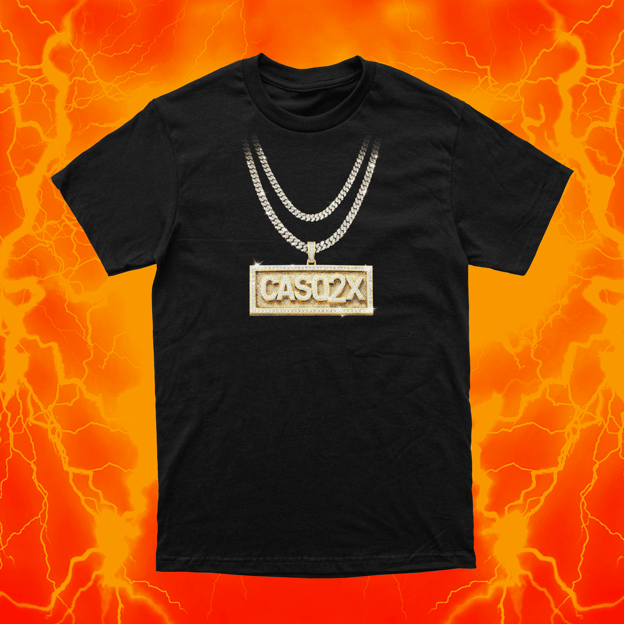 Ice Gold Chain | Black T Shirt | OKC Basketball