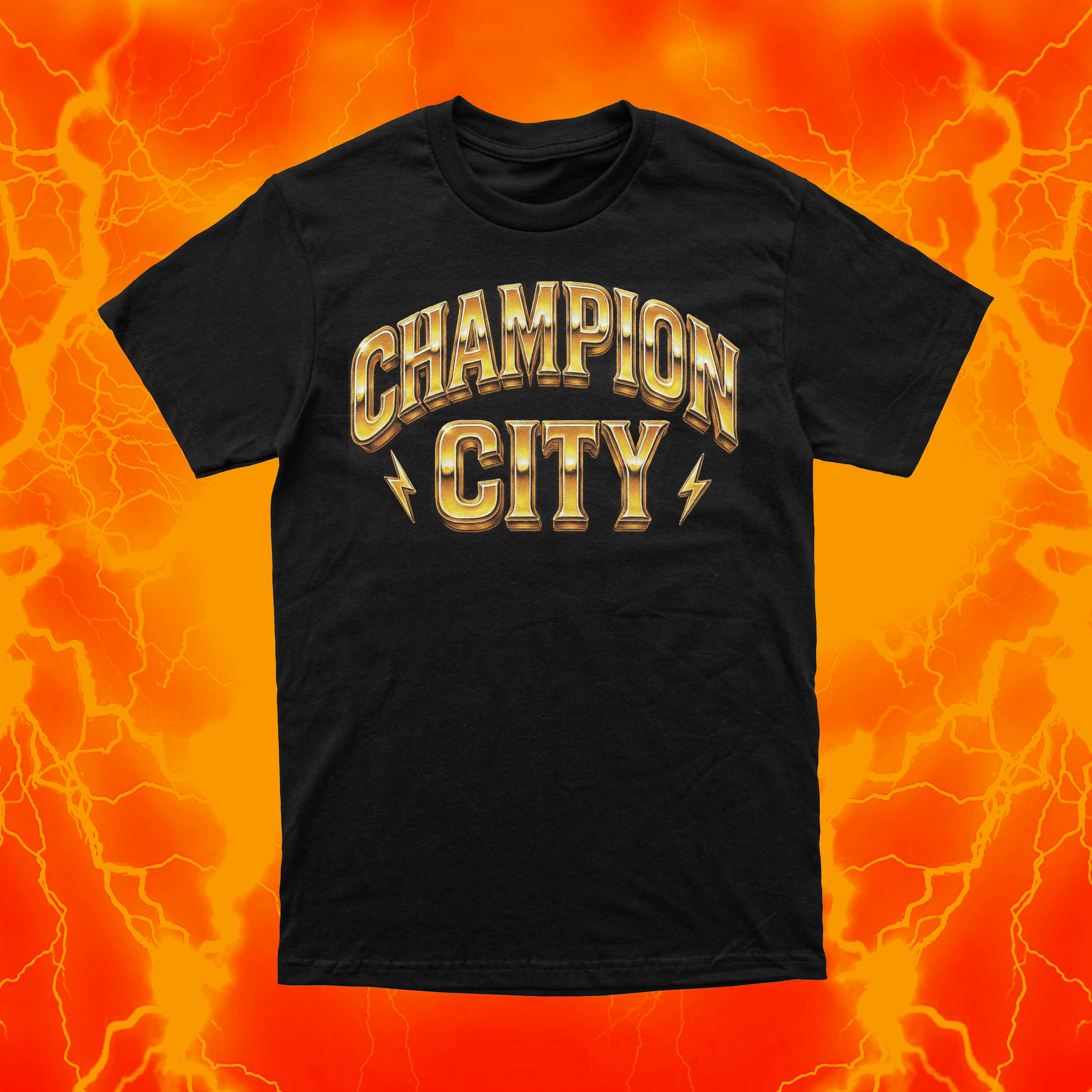 Champion City | Black T Shirt | OKC Basketball
