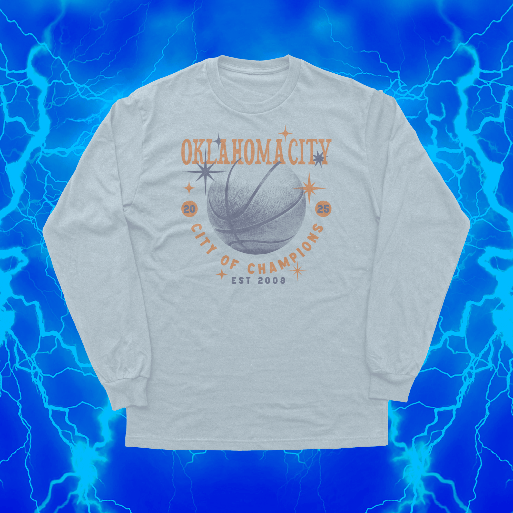 City of Champions | Blue Longsleeve | OKC Basketball