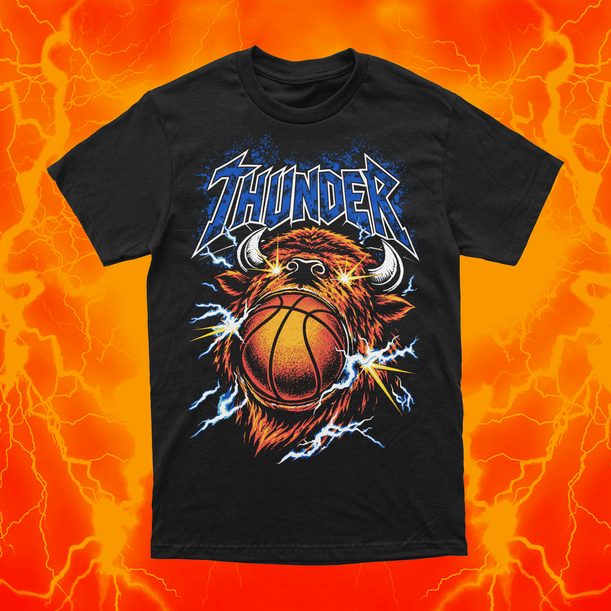 Season Tour | Black T Shirt | OKC Basketball