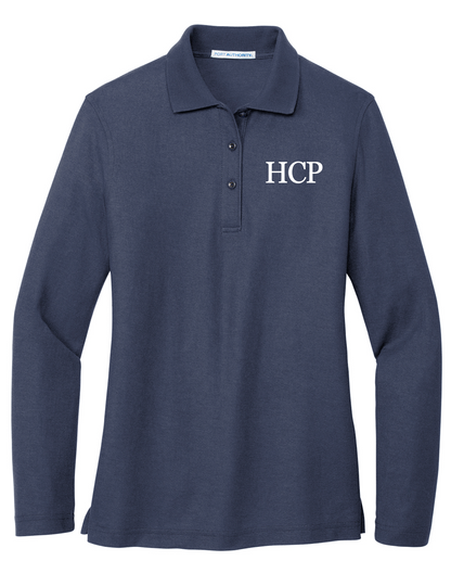 Harding Charter Prep - Women's Long Sleeve Polos (various colors)