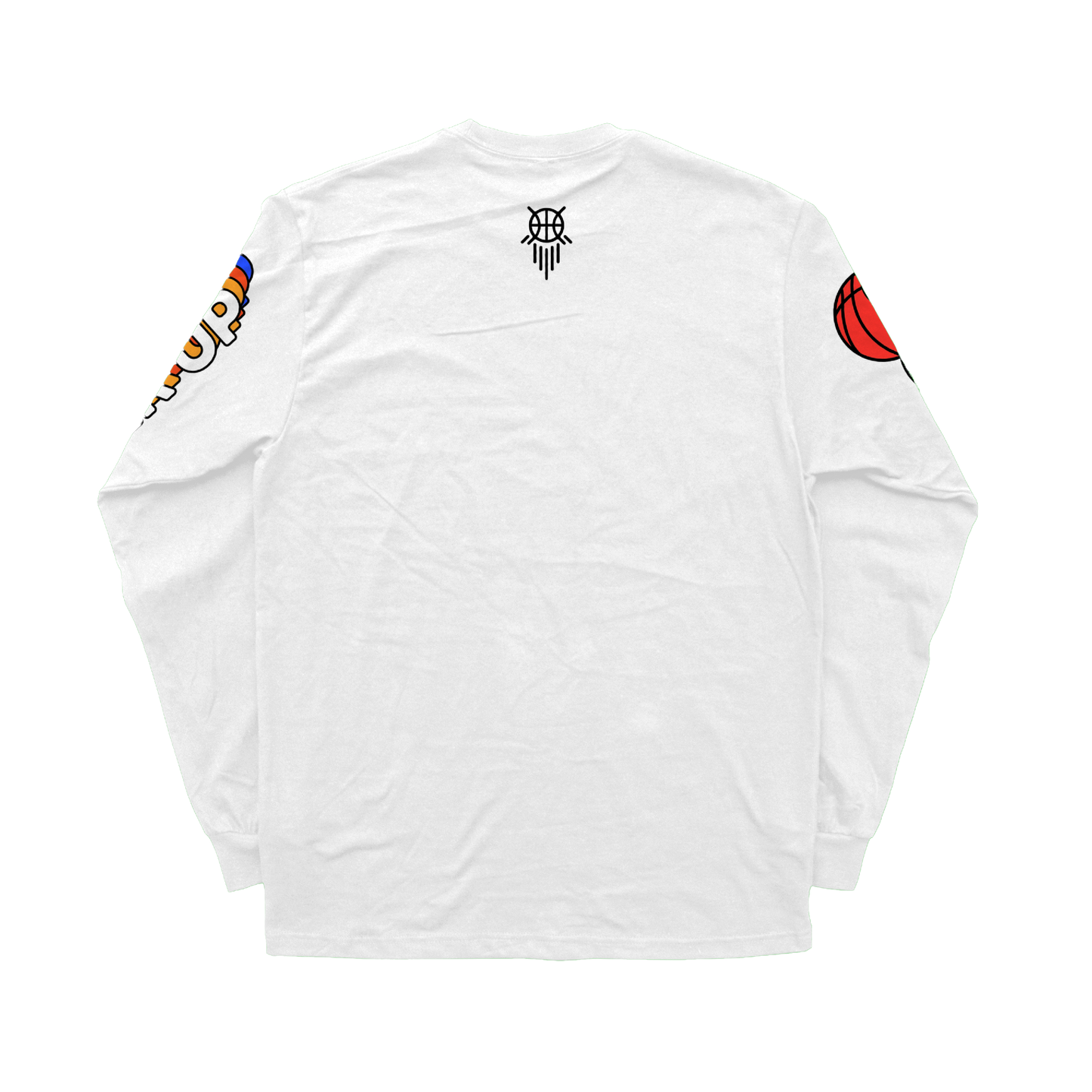 Retro OKC Basketball | White Longsleeve Shirt | OKC Basketball