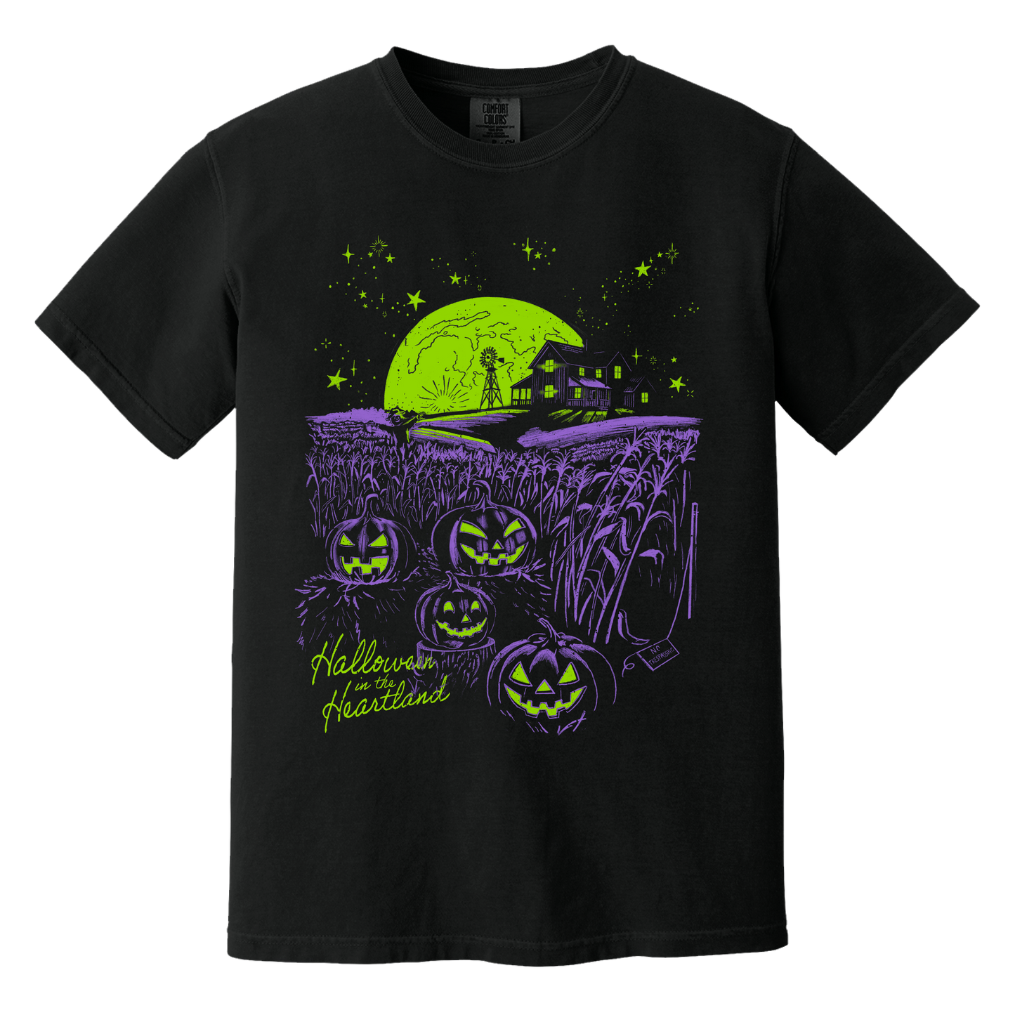 Spooky Halloween in the Heartland | Black T-Shirt | Halloween '24