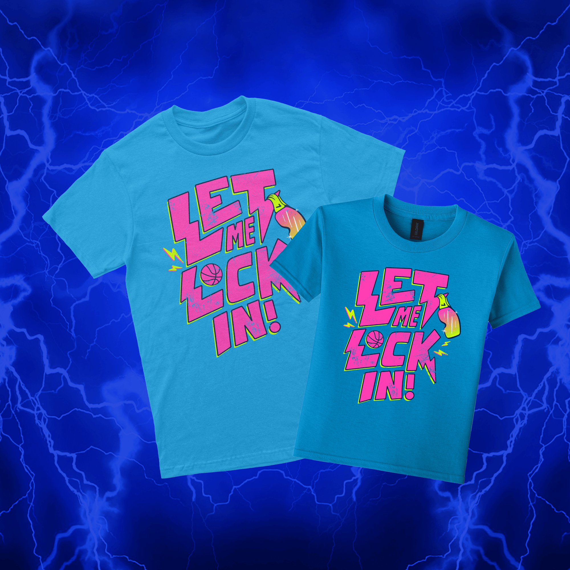Lock In | Royal Caribe T Shirt | OKC Basketball