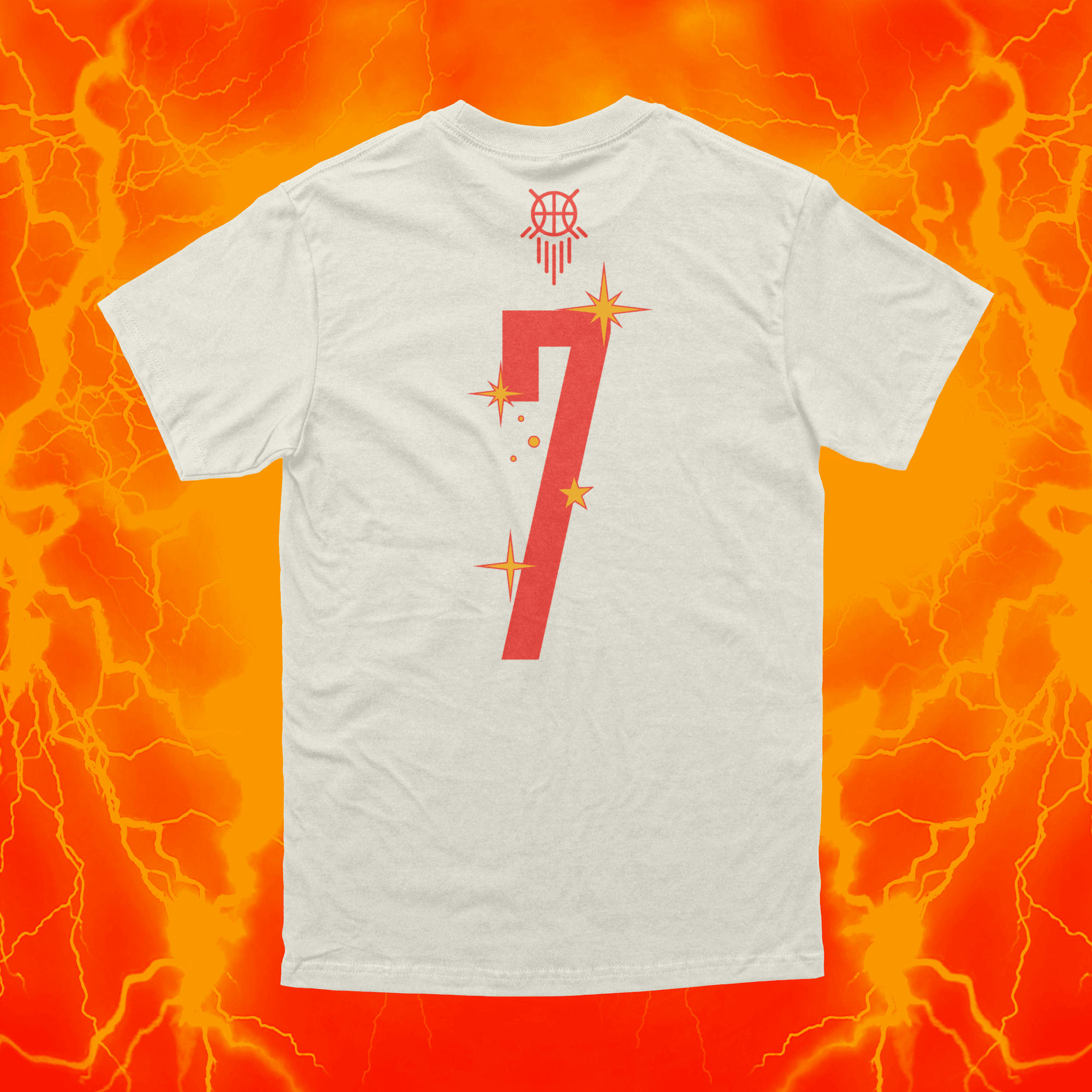 Lucky Sevens | Ivory T Shirt | OKC Basketball