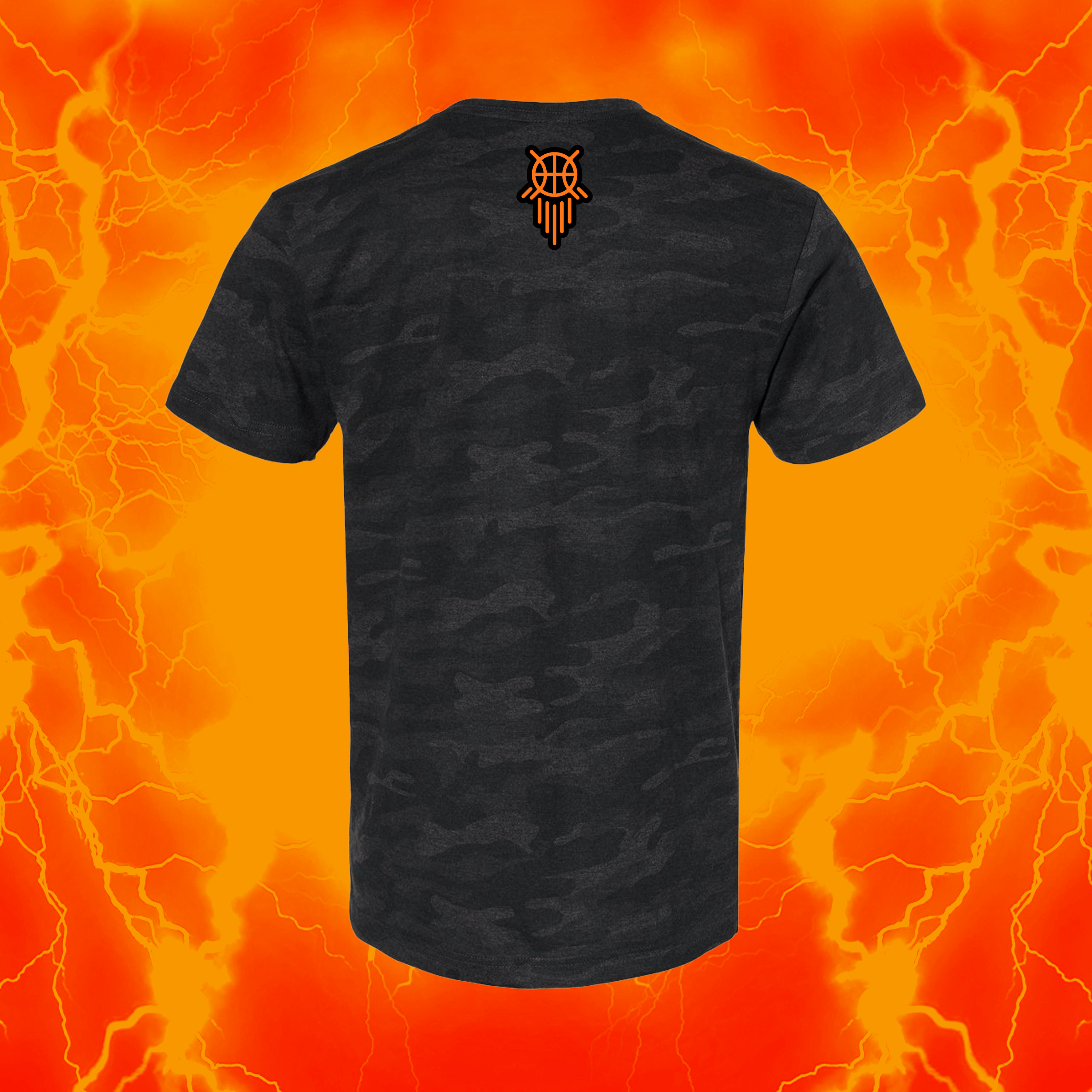Camo Metal Thunder  | Storm Camo T Shirt | OKC Basketball