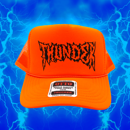 Metal Thunder | Orange Foam Trucker | OKC Basketball