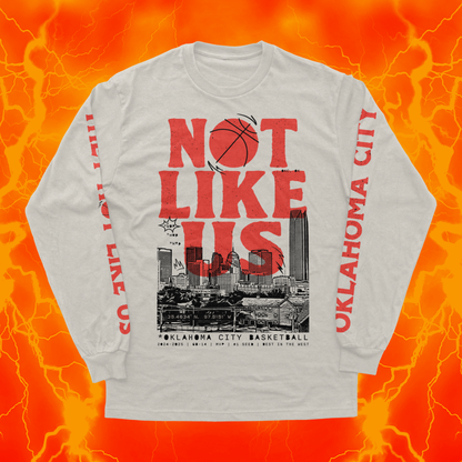 Not Like Us | Bone Sweatshirt | OKC Basketball