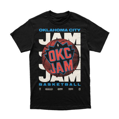 OKC JAM | Black T-Shirt | OKC Basketball