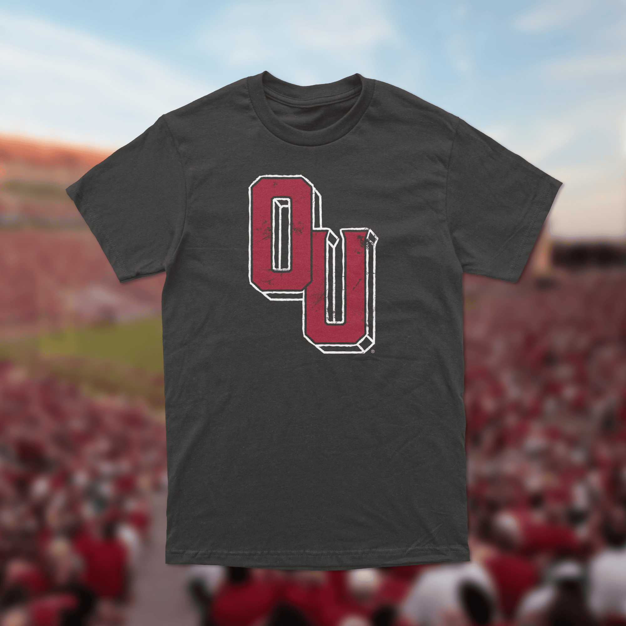 OU Letterman | Charcoal T-Shirt | OU Collection