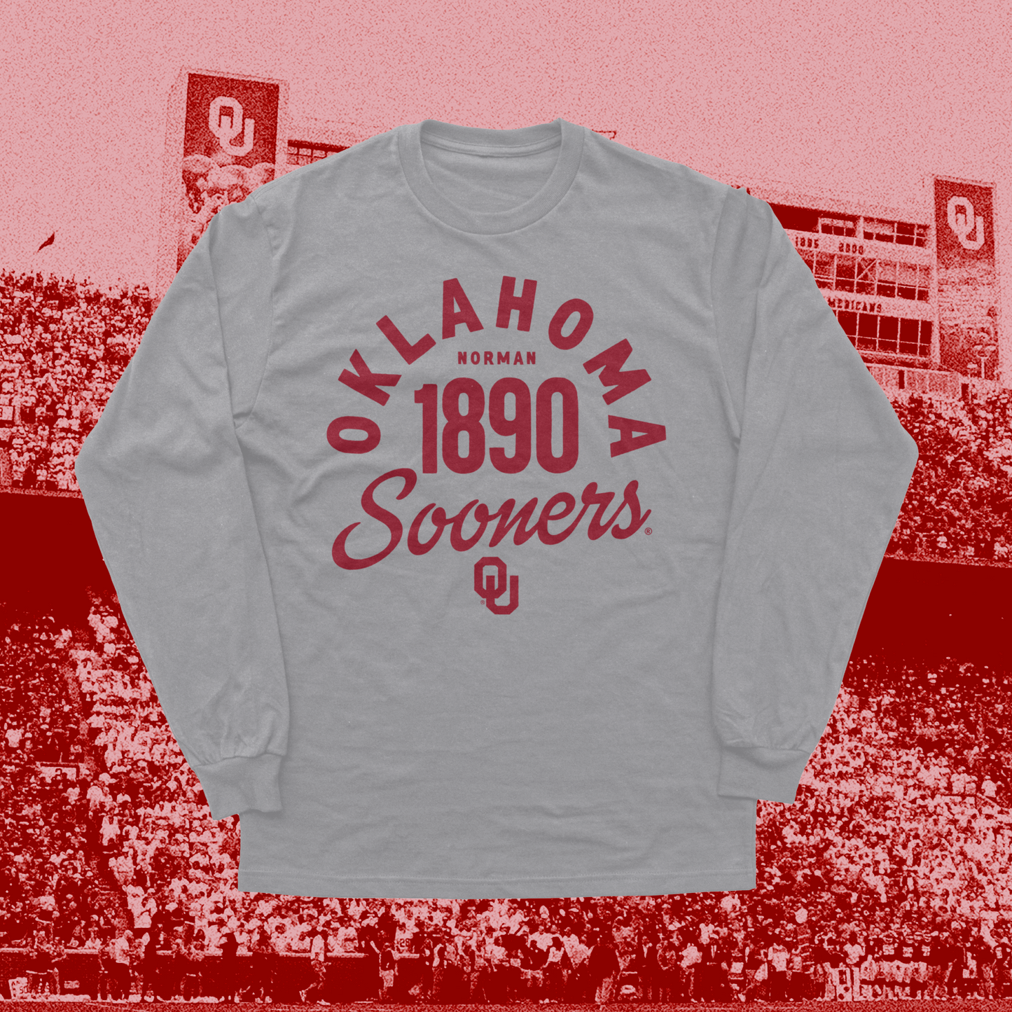 1890 Sooners Long Sleeve Tee