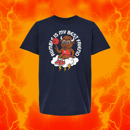 Rumble Is My Best Friend | Navy T Shirt | OKC Basketball