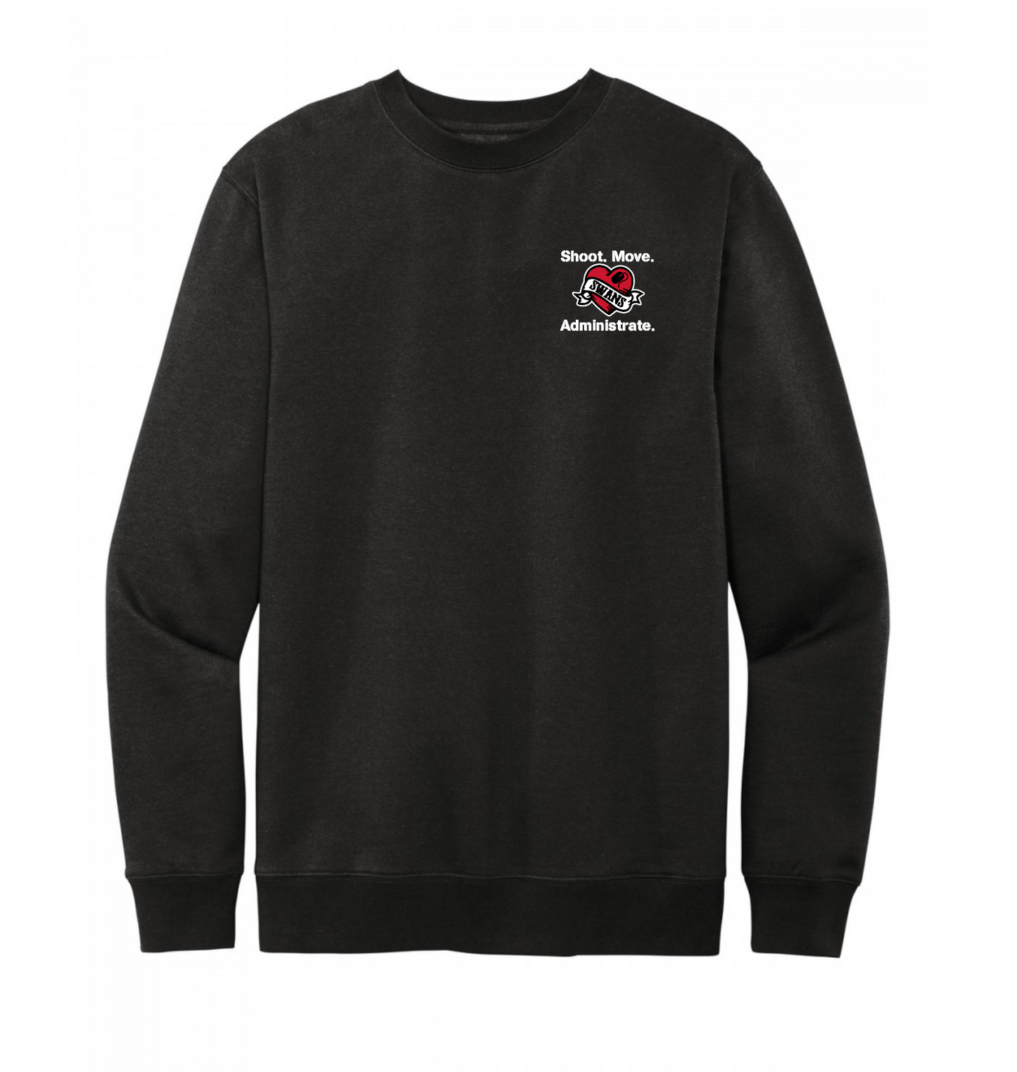 S1 Black Crewneck Sweatshirt