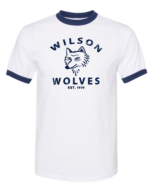 Wilson Wolves Vintage Adult Tee