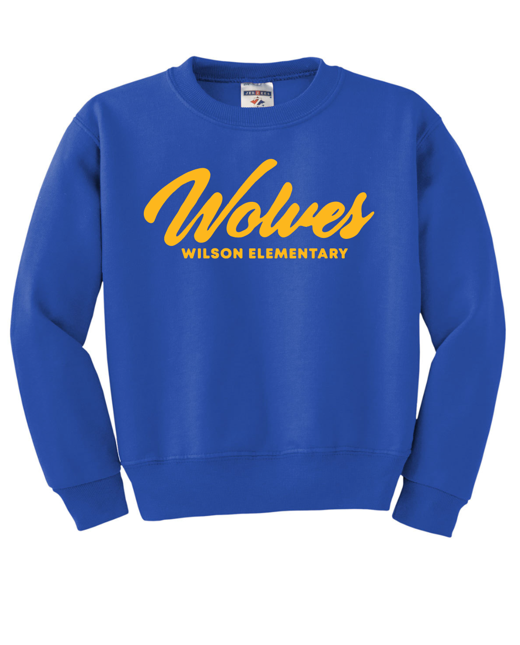 Wilson Wolves Royal Youth Sweatshirt *PUFF PRINT*