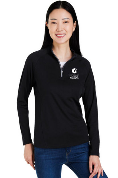 Festiwear Ladies Performance Pique Quarter-Zip