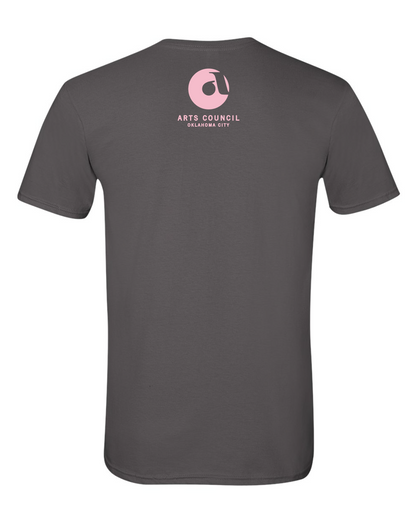 Charcoal/Light Pink Star - Girlie Show