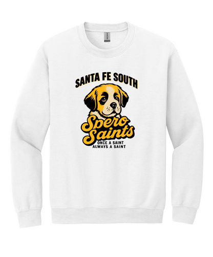 Sante Fe Spero White Crewneck Sweatshirt