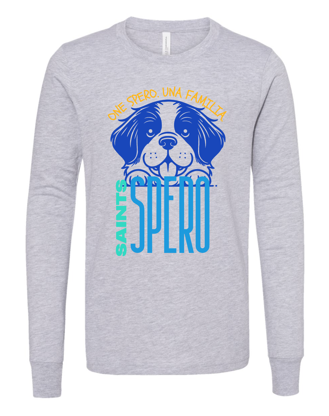 Sante Fe Spero Grey Long Sleeve Tee