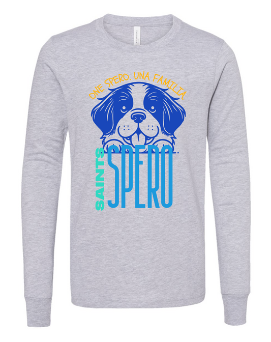 Sante Fe Spero Grey Long Sleeve Tee
