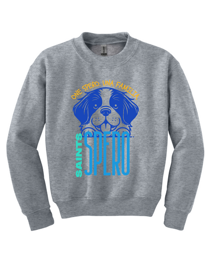 Sante Fe Spero Grey Crewneck Sweatshirt