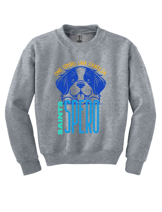 Sante Fe Spero Grey Crewneck Sweatshirt