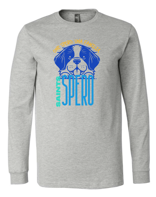 Sante Fe Spero Grey Long Sleeve Tee