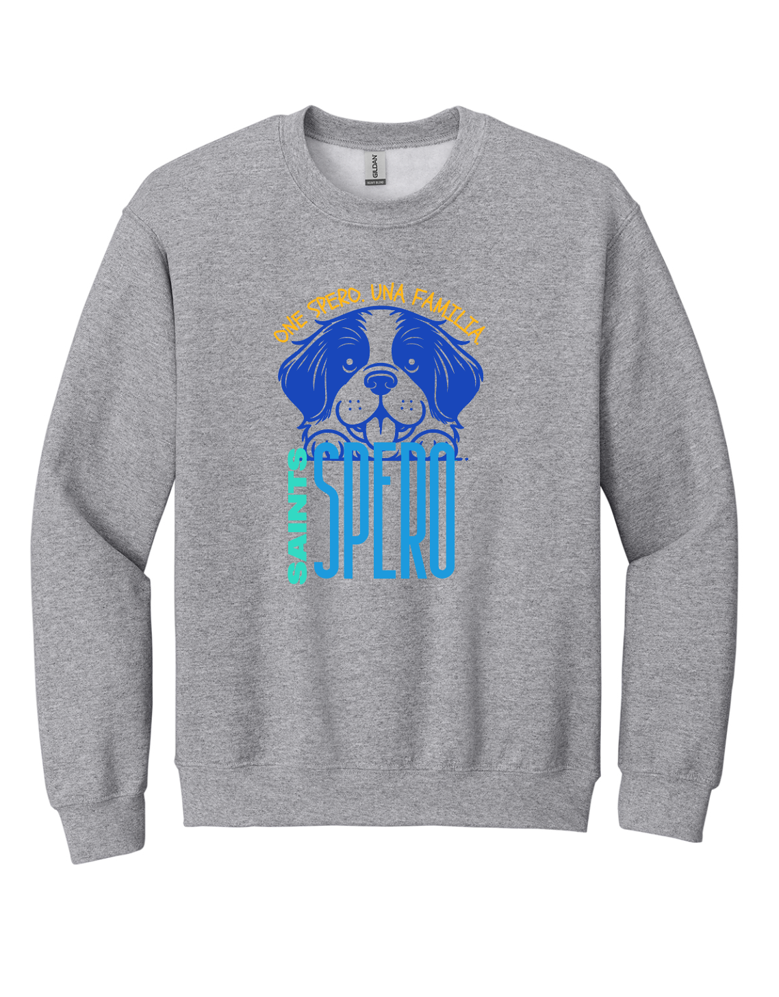 Sante Fe Spero Grey Crewneck Sweatshirt