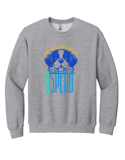 Sante Fe Spero Grey Crewneck Sweatshirt
