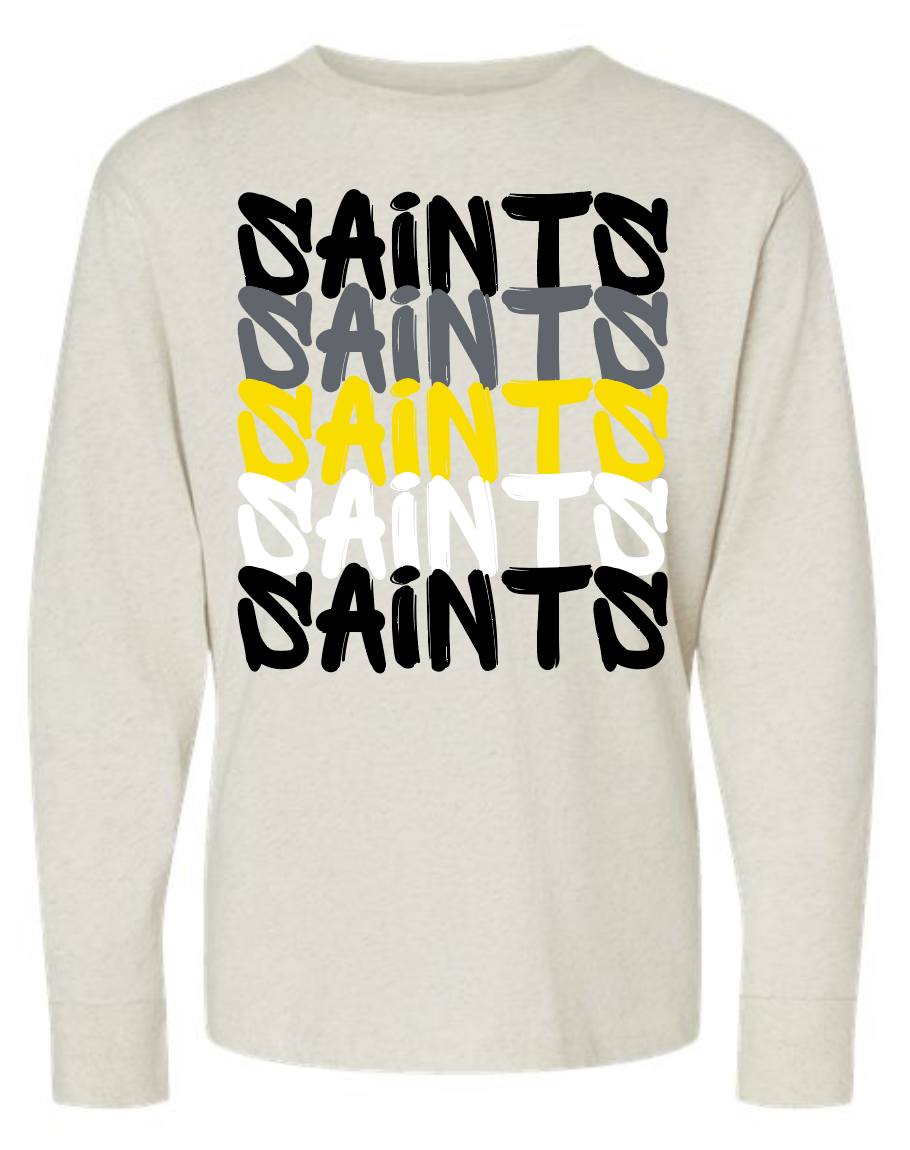 Saints x5 Long Sleeve Tee