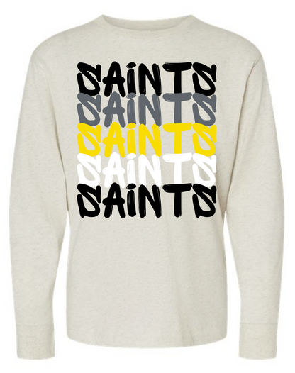 Saints x5 Long Sleeve Tee