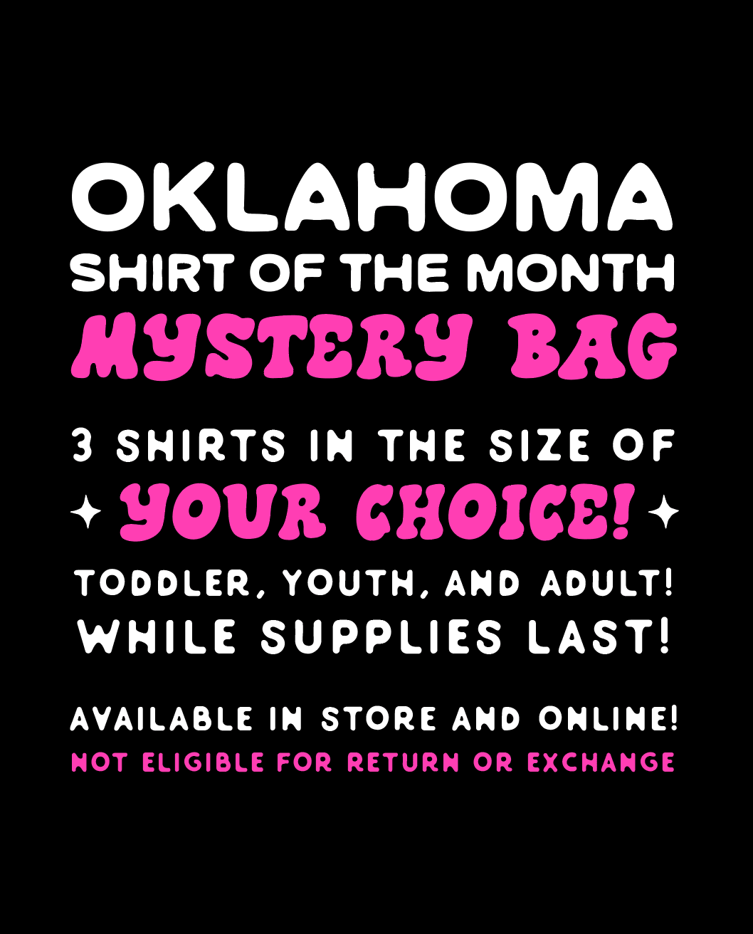 MYSTERY BAG | Surprise Tee | Multi