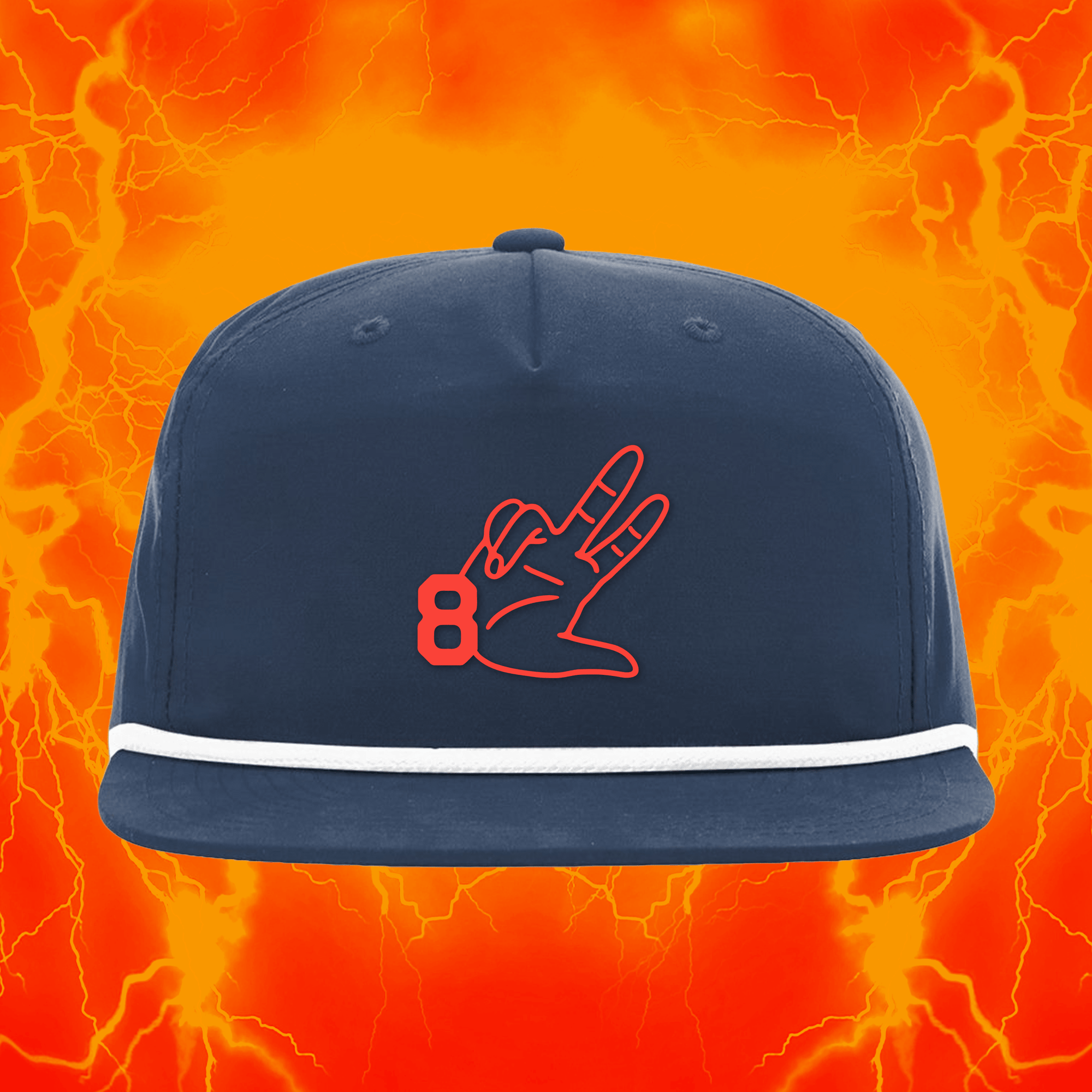 OKC Three's | Navy Rope Hat | OKC Basketball